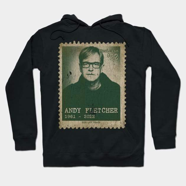 Engraved Vintage Style - Andy Fletcher Hoodie by Chillashop Artstudio